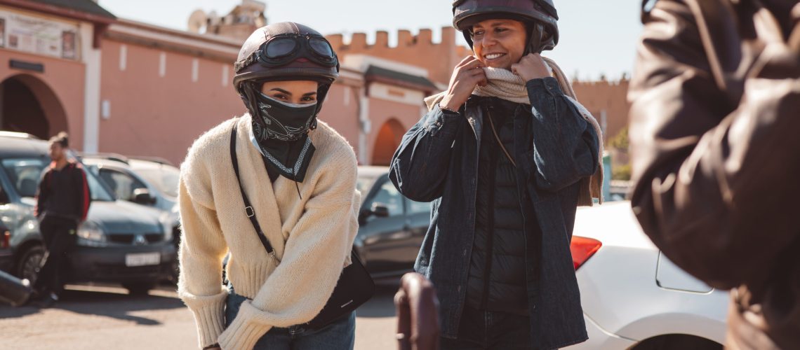 Excursion en sidecar vintage dans la médina de Marrakech